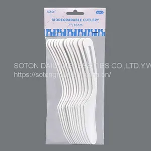 Cornstarch Disposable Cutlery Spoon and Fork Wholesale thumbnail-1