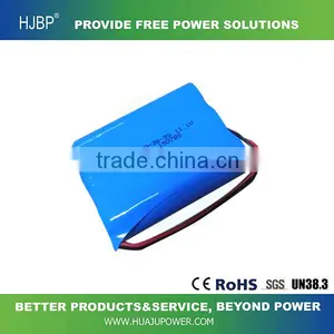 China High Quilty Battery HJBP Customized 18650-2.6ah 3S 12V(11.1) 2.6Ah Lithium Battery for Led Lighting and Infusion Pump thumbnail-2