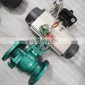 Double Acting Spring Return Ball Valve Butterfly Valve Pneumatic Actuator thumbnail-1
