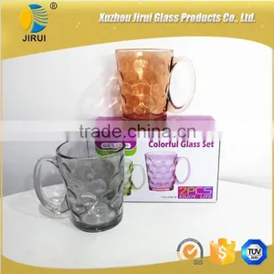 Water Glass Cup With Handle Wholesale thumbnail-3