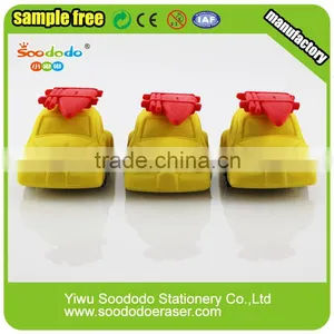 Car Cartoon for Kids Fancy Erasers thumbnail-1