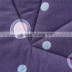 Purple Color Dot Design Polyester Filling Full Size Winter Warm Comforter thumbnail-3