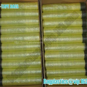 Heavy Duty Biodegradable Drawtape, Plastic Drawstring Heavy Duty Garbage Trash Roll Bag,closure Drawtape Bag for Garbage thumbnail-4