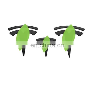BAINEL Carbon Fiber Exterior Sticker Badge Logo Set For TESLA Model 3/Y 1494950-00-A 1494949-00-A thumbnail-5