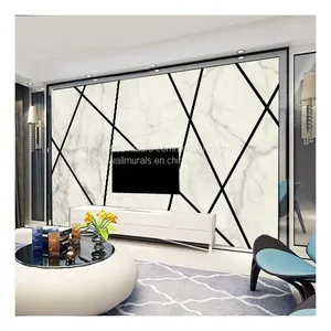 Geometric Three-dimensional Mural Luxury Living Room Decoration 3D Colorful Mural Drop Ship thumbnail-2