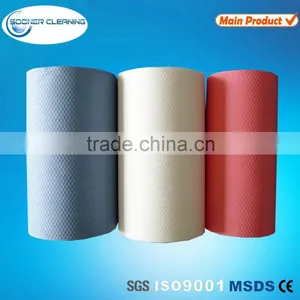China Factory Supply Honeycomb Embossed Wood Pulp Nonwoven Fabric thumbnail-5