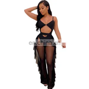 ZY5616 New Arrival Sexy High Waisted Premium Swim Suits Women Latest Design High Cut One Piece Swimsuit thumbnail-1