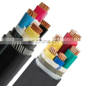LV Under Armoured 35mm 4 Core 50mm Xlpe Insulated PVC Sheath Steel Tape Steel Wire Armored Power Cable Price thumbnail-1