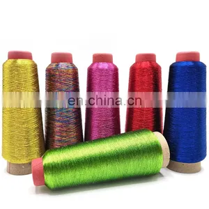 150D/2 Golden Metallic Thread Embroidery Big Cone Thread For Machine Embroidery thumbnail-1