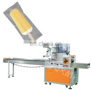 Automatic Ice Cream Stick Popsicle Pillow Packing Machine With Auto Dispenser thumbnail-1