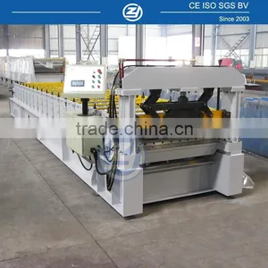 Room Saving Roof Roll Forming Machine With PLC Control thumbnail-1