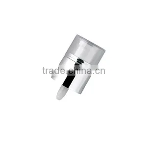 Silver Aluminum Airless Pump Cap for Cosmetic Oil thumbnail-1