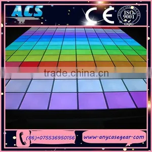 ACS Newly Products KTV Room Lighting Floor Panel, LED Dance Floor Rgb Full Color-changing for Sale thumbnail-1