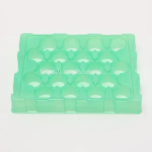 Green PET Vacuum Forming Plastic Blister Trays for Auto Parts Plastic Blister Packaging Inner Trays thumbnail-1