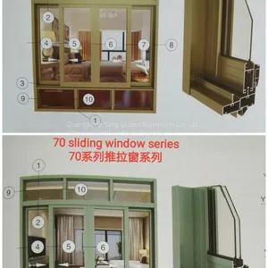 Sliding Windows Aluminium Profiles thumbnail-1