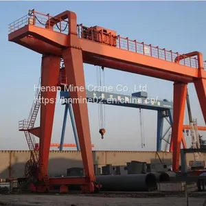 Double Girder Gantry Crane Cantilevers Winch Trolleys High Strength for Sale thumbnail-3