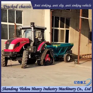 1404 Tractor Modified With Rubber Track and Half Chain Track Without Sinking Car Anti Slip thumbnail-2
