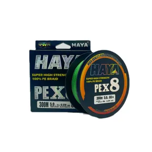HAYA 100m PE Line 4 Strands Braided Fishing Line For Lake Fast High Quality Portable Sinking Line thumbnail-2