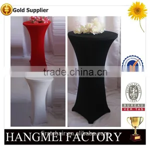 Wholesale Black Spandex Cocktail Table Cover /table Cloth for Round Bottom of Cocktail Table thumbnail-2