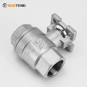 [RUOTENG] ISO 2PC Casting Stainless Steel High Platform Ball Valve thumbnail-4