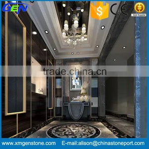 Home Decoration Natural Polished Castle Gray Marble Flooring Tiles thumbnail-1