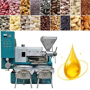 Spiral Hot and Cold Oil Press Mustard Screw Oil Expeller Rapeseed Sunflower Oil Press Machine Canola Oil Extraction Machine thumbnail-1