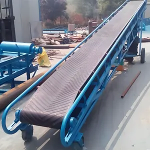 Industrial Mining Fixed Underground Telescopic Pipe Roller Belt Conveyor for Coal, Steel Iron Etc DTl-500 thumbnail-3