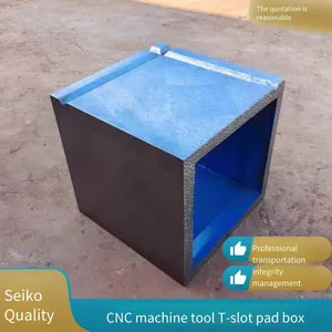 Cast Iron Square Box, Inspection, Measurement and Marking T-slot Auxiliary Heightened Square Cylinder Pad Box for Cnc Machine Tools thumbnail-5