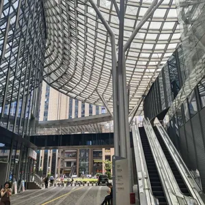 Manufacturing, Hoisting and Lifting of Grid Meshes of Hollow Welded Spherical Grids With a Diameter of 250 - 1000. Roof of Workshop and Factory Building With Grid Tube Trusses of gz Pucheng Brand thumbnail-3