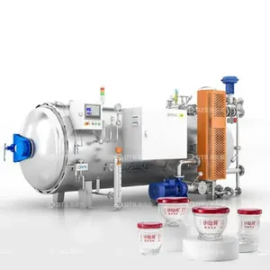 DTS Water Spray Sterilizer /Glass Bottles Tonic Drinks/retort/Automatic High-temperature Spray Retort for Bottled Bird’s Nest (glass Bottles). thumbnail-1