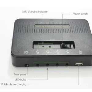 Lantopower 5W Mini Solar Charging Station – Indoor Li-Ion Storage + AC Charging + USB for Phones thumbnail-3