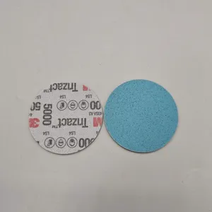 3M 30362 Trizact Hookit Foam Pyramid Sand Disc Sanding Sponge 3Inch 76MM P5000 Silicon Carbide Velcro Backing for Paint Repair thumbnail-3