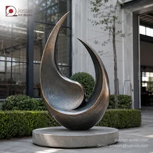 Rust Finish Metal Sculpture thumbnail-3
