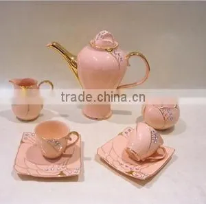 English Lattice Ceramic Teaware Tea Set Made In China thumbnail-1