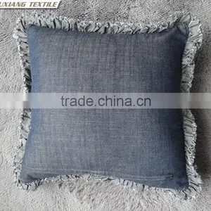 Home Decor Pillow With Tassel thumbnail-2