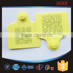 MDE126 ISO18000-6C Plastic Uhf Rfid Laser Ear Tag for Cattle thumbnail-3