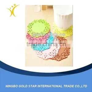 2014 Best Selling Coffee Silicone Cup Mat thumbnail-1