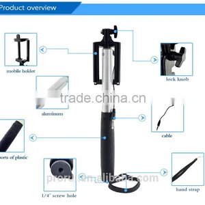 Top Selling Gadgets Retractable Wired Handle Monopod thumbnail-2