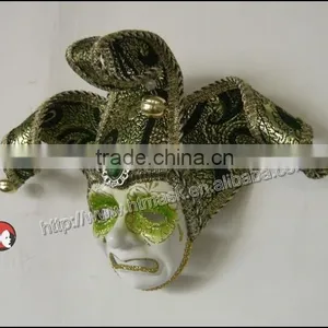 Funny Mask Wedding Latest Carnival of Venice Masquerade Export Italian Handmade Decorative Pendant Small Full-face Mask No. thumbnail-3