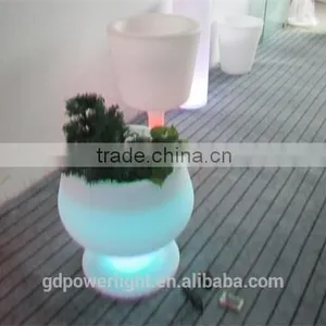 New PE Plastic Flowerpot With LED Light 4151D thumbnail-4