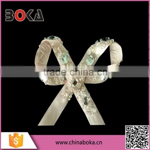 BOKA Rhinestone Ribbon Bow Patches Factory Direct Sell Applique thumbnail-1