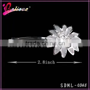 2015 Hair Pin Made in China Products Fancy Bobby Pin,diamond Flower Hair Bobby Pin thumbnail-4