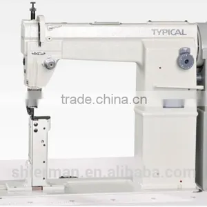 Typical TW5-810 Post Bed One or Two Needle Bottom Feed Industrial Sewing Machine thumbnail-1