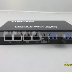 6-port Gigabit Sfp lc Dual Fiber Optical Switch thumbnail-1