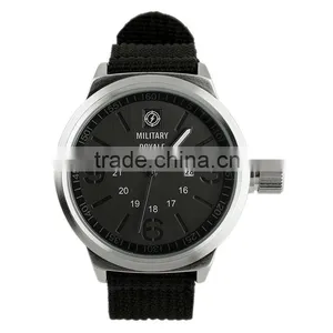 Brand Men's Army Style Black Dial Military Royale Watch MR075 thumbnail-1