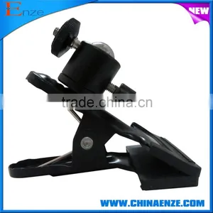 Multi-function Clamp With Ball Head for Cameras Flash Portable Swivel Flash Clamp Rotating Camera Mount thumbnail-1