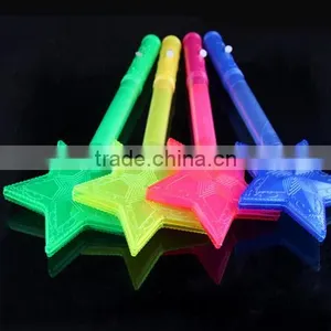 Color Star/Heart LED Light Stick Shiny Cheering Glow Flash Light Stick Christmas Gift Party thumbnail-1