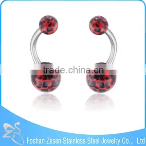 Stainless Steel Jewelry Main Material Resin Balls Belly Piercing Jewelry thumbnail-6