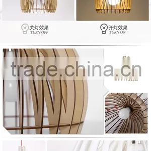 Japenese Style Wooden Restaurant Pendant Lamp/light Dining Room/Kitchen Pendant Light JK-8005B-12 LED Pendant Light thumbnail-6