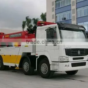 Sinotruck HOWO 8*4 Platform Road Wrecker Truck thumbnail-1